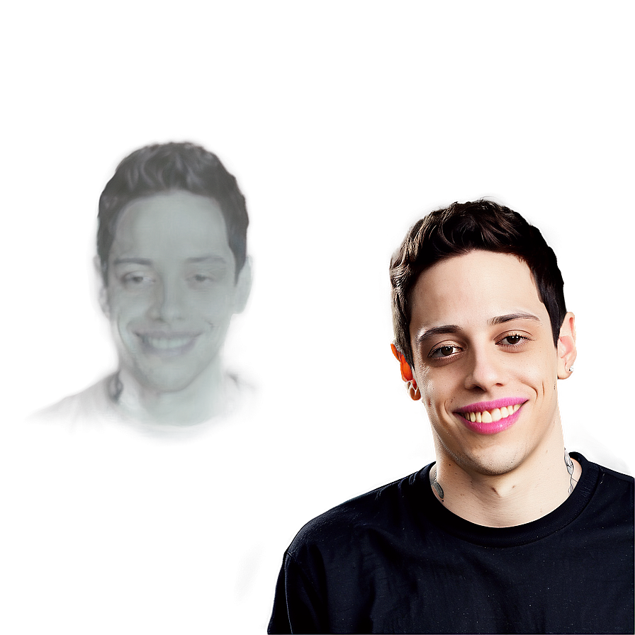 Pete Davidson Smiling Png 06252024 PNG