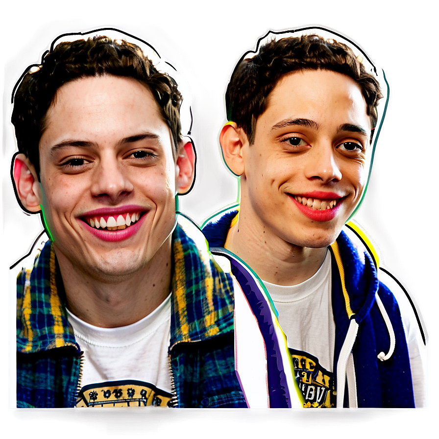 Pete Davidson Smiling Png 06252024 PNG