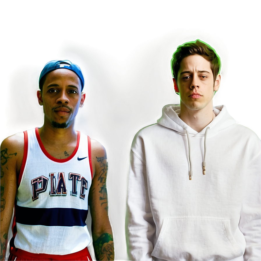 Pete Davidson With Celebrities Png 06252024 PNG