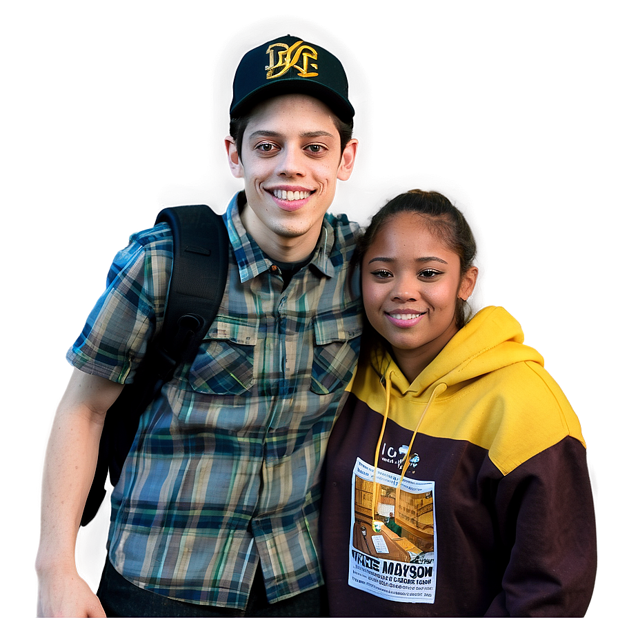 Pete Davidson With Fans Png 27 PNG