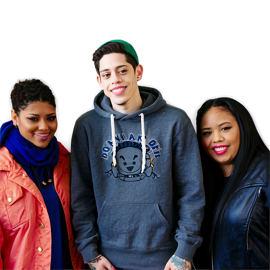 Pete Davidson With Fans Png 87 PNG