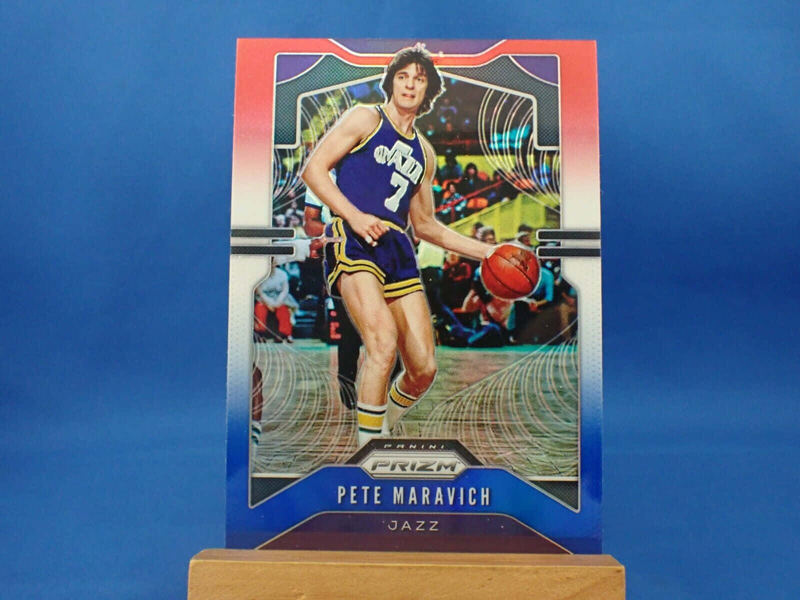 Pete Maravich Utah Jazz Photo Card Wallpaper