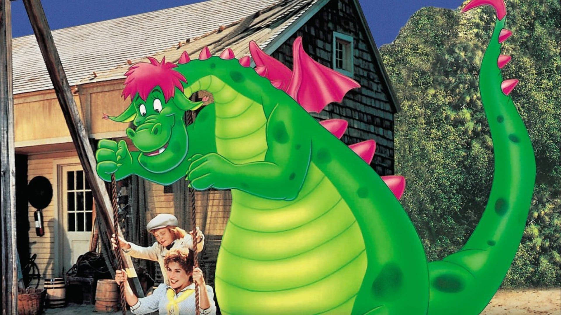 Pete's Dragon In Playground Wallpaper