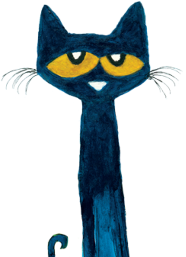 Pete The Cat Blue Feline Illustration PNG