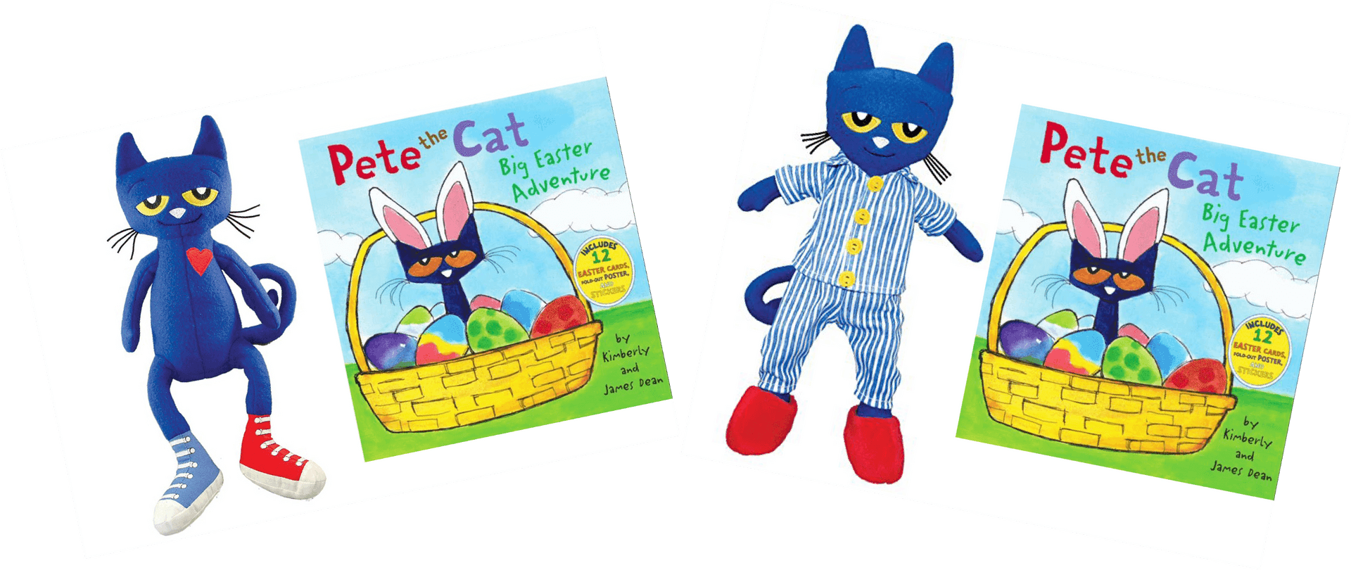 Pete The Cat Easter Adventure Promotional Material PNG