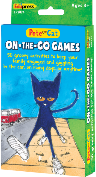 Pete The Cat On The Go Games Activity Set PNG