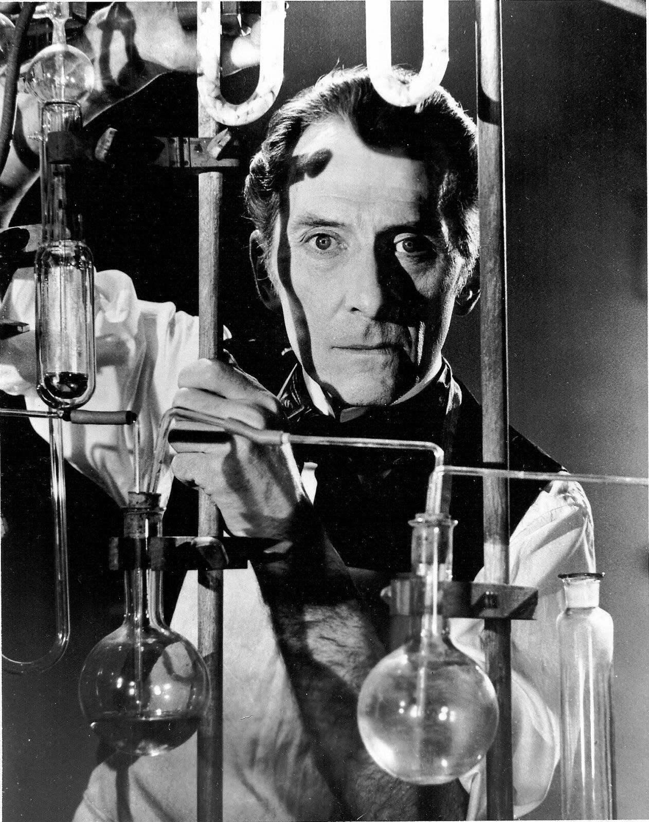 Peter Cushing Mad Scientist The Curse Of Frankenstein Background