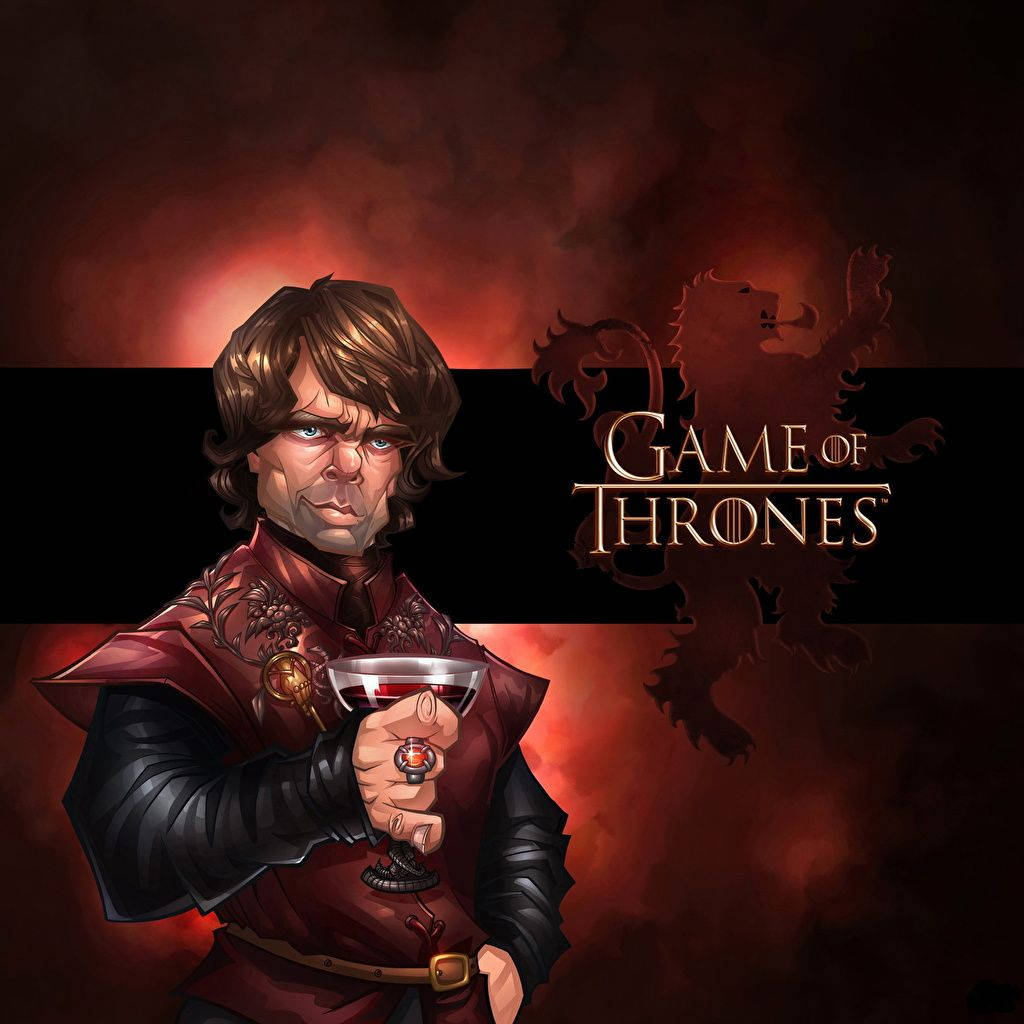 Peterdinklage Tyrion Lannister Digitalmålning Wallpaper