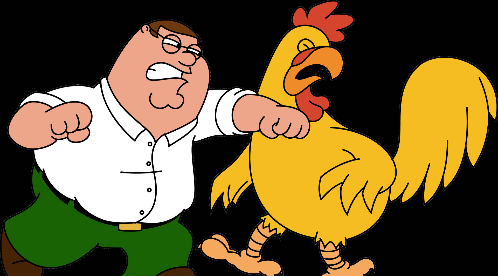 Peter Griffin And Chicken Background