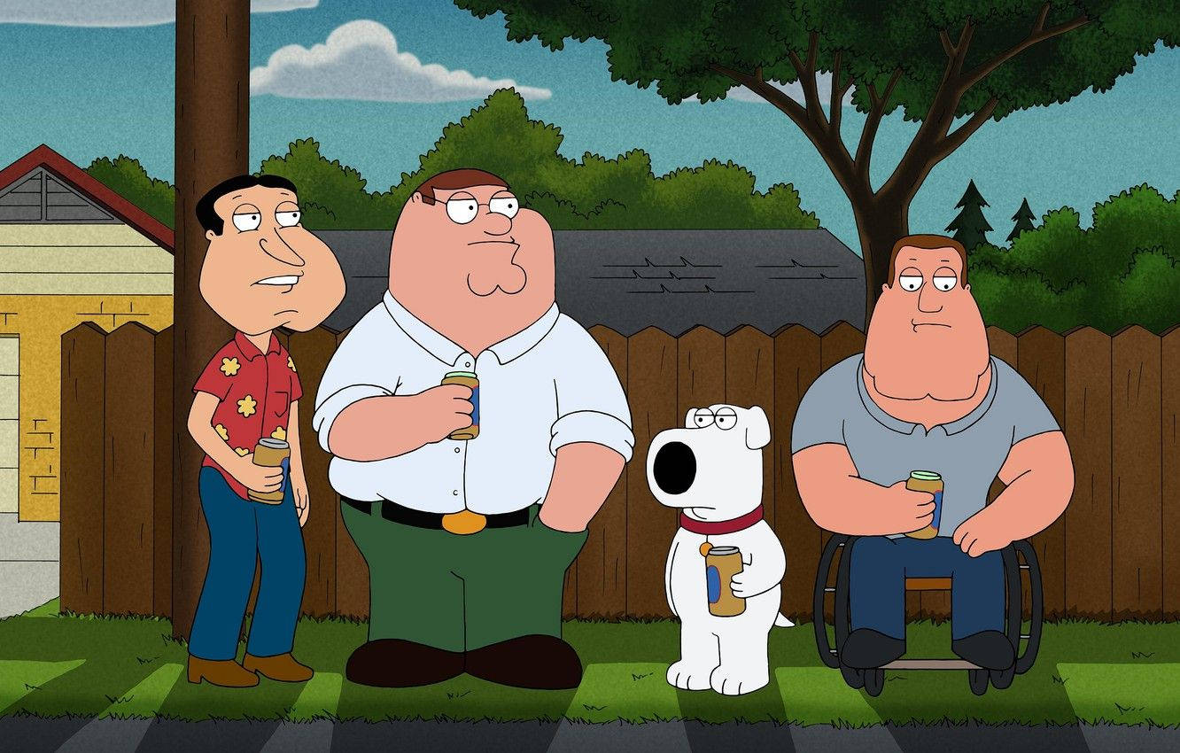 Peter Griffin And Friends Wallpaper