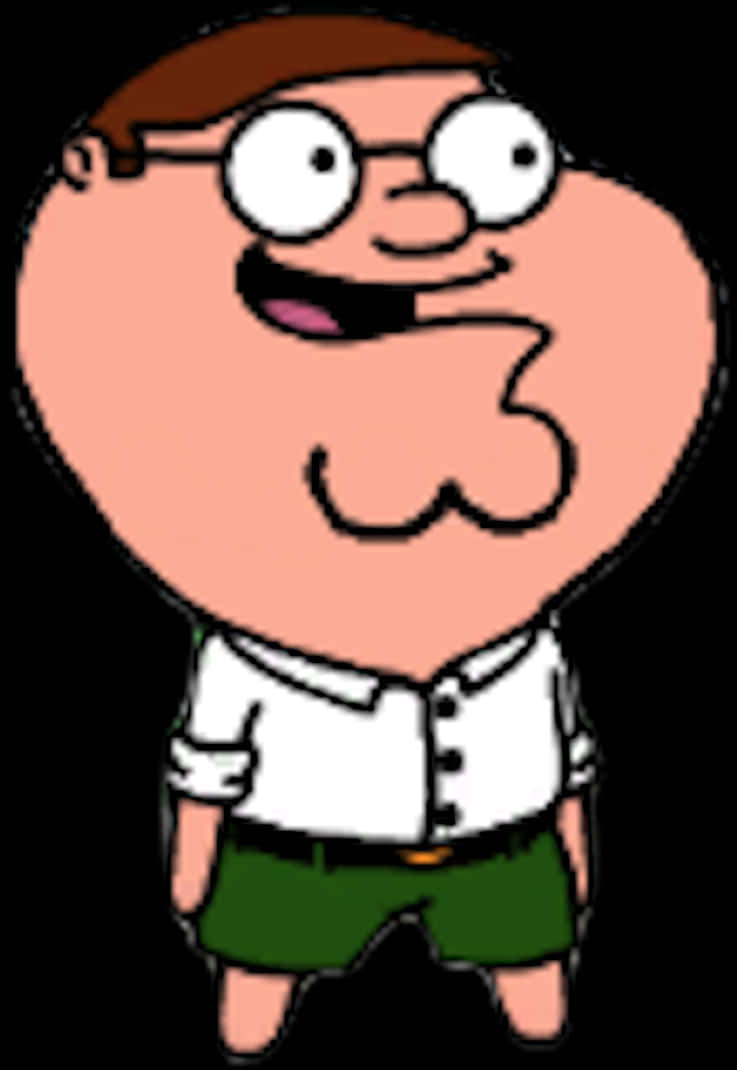 Peter Griffin Cartoon Character PNG