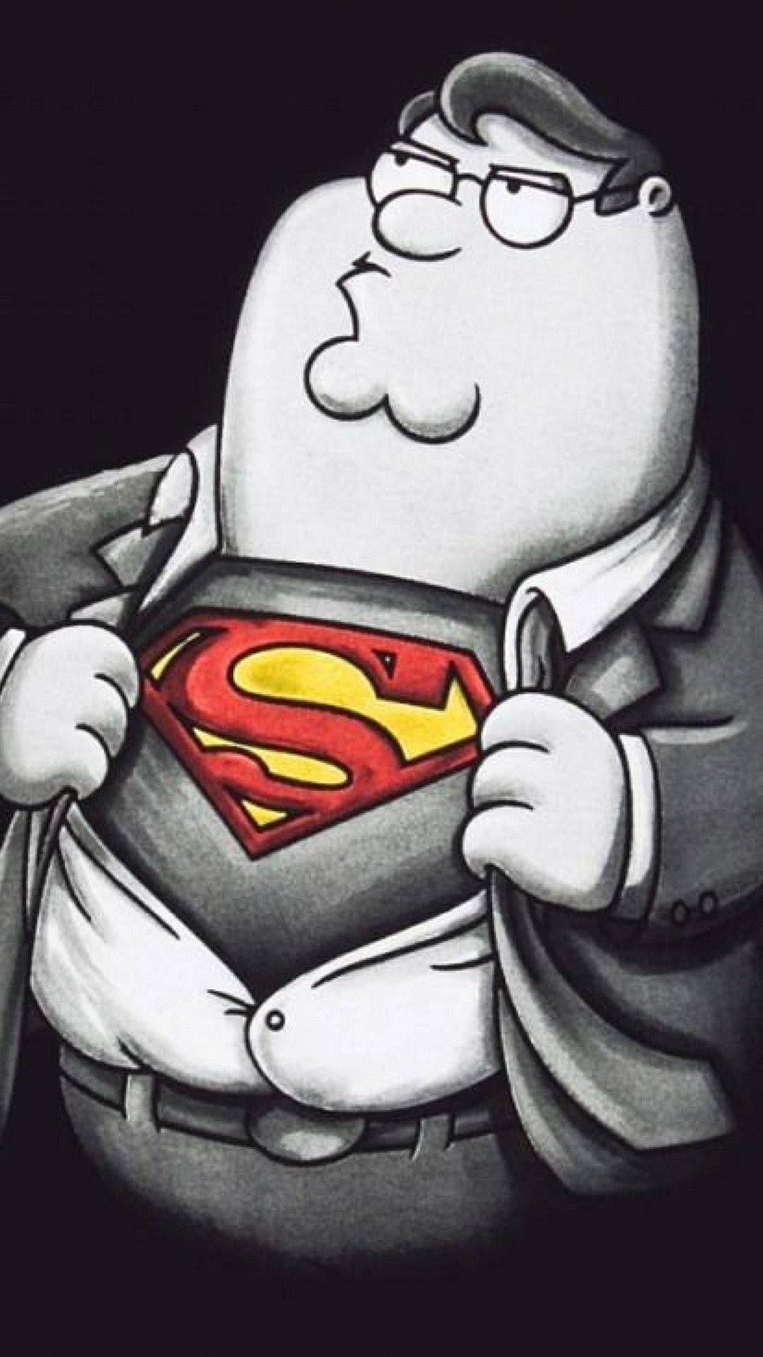 Peter Griffin Family Guy Superman Wallpaper
