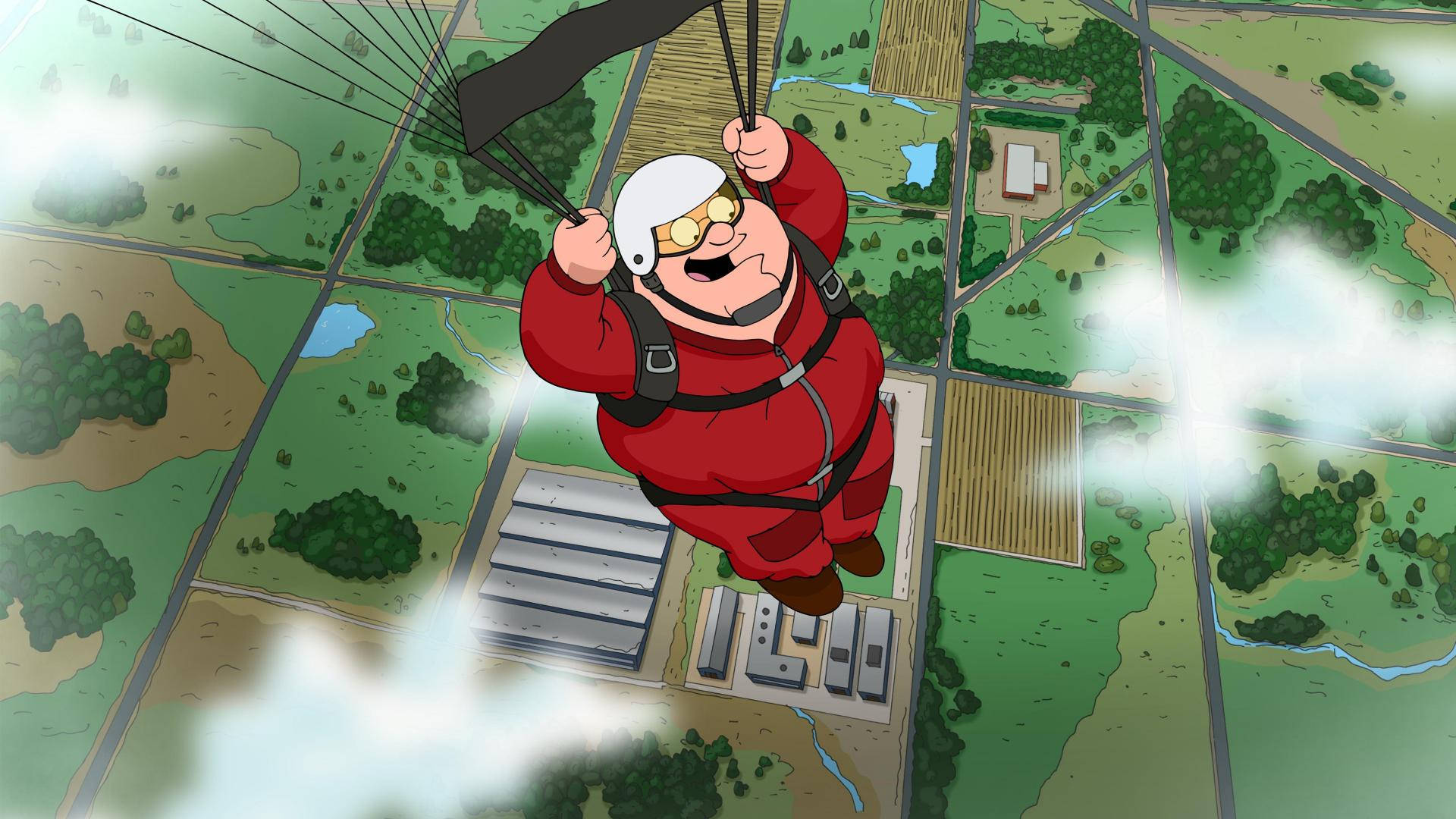 Peter Griffin Skydiving Background