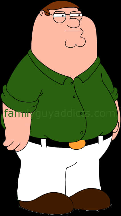 Peter Griffin Standing Pose PNG