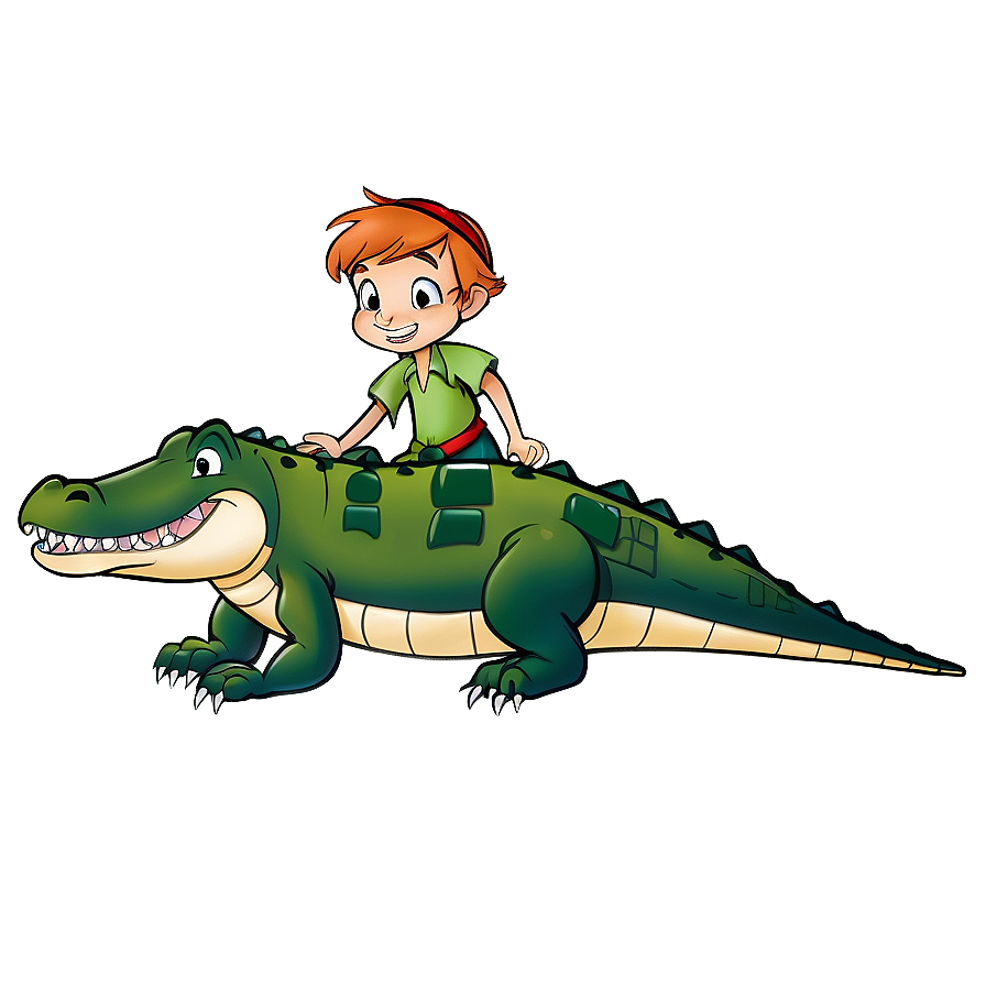 Peter Pan And Crocodile Png 06112024 PNG