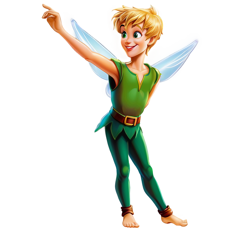 Peter Pan And Tinkerbell Png 06112024 PNG