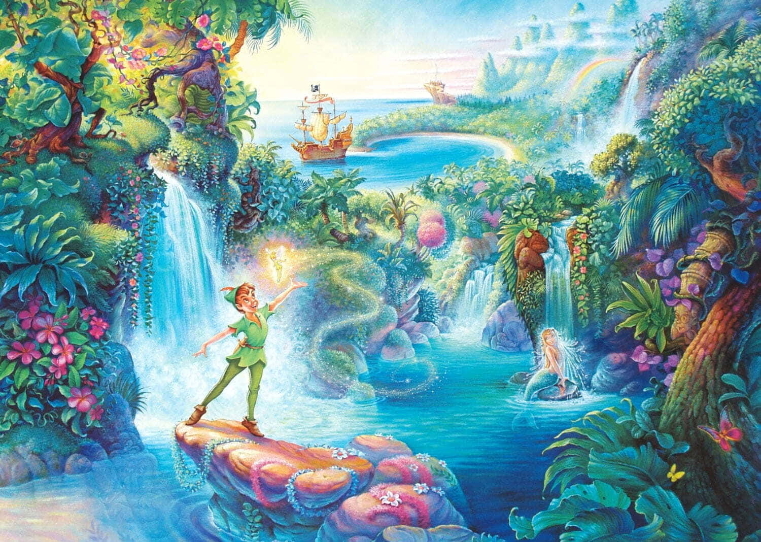 Hintergrundmit Peter Pan