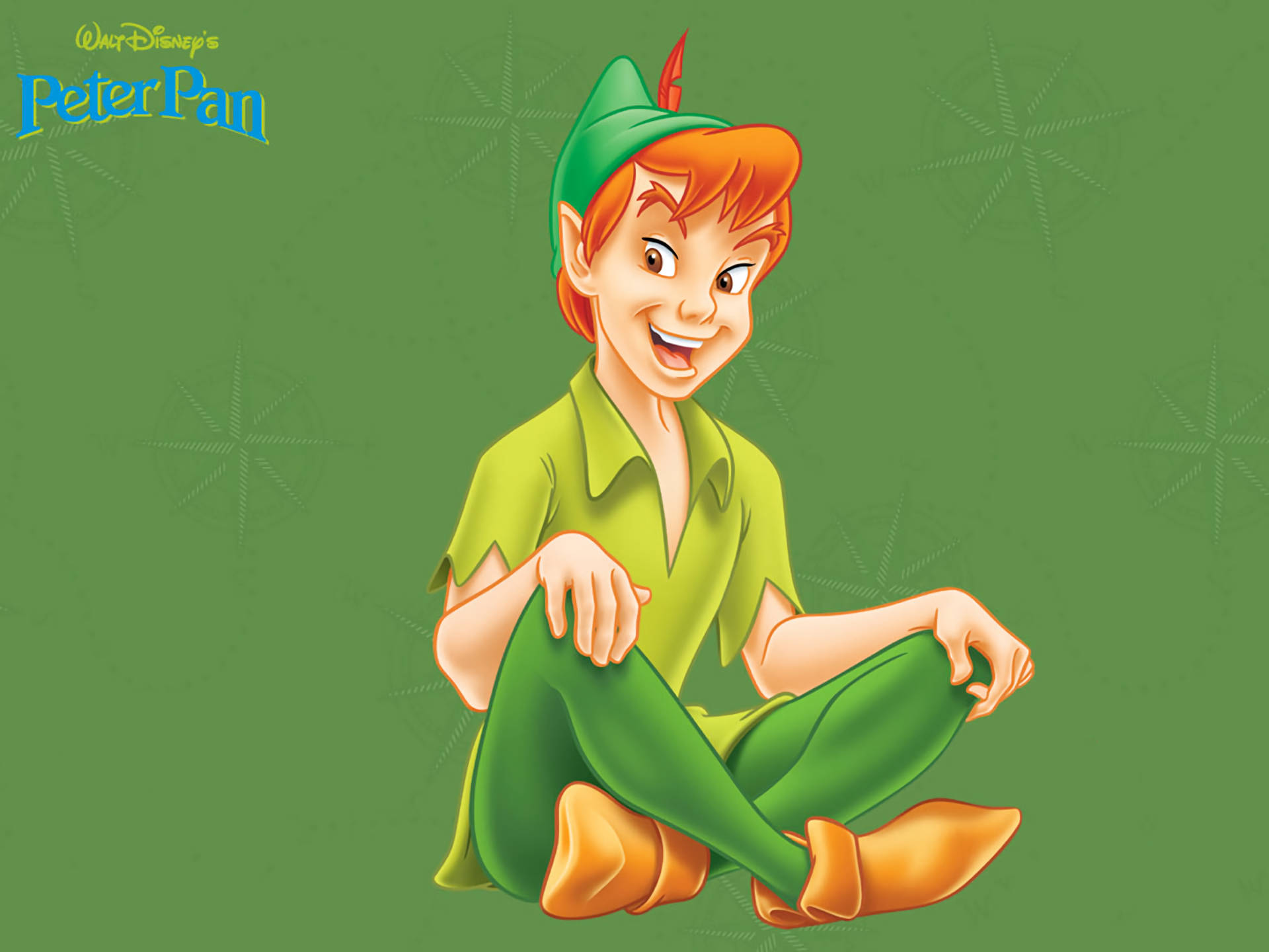 Pôsterverde Do Peter Pan. Papel de Parede