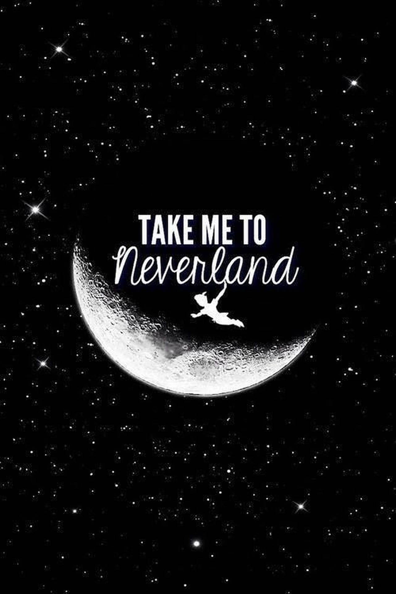 Peterpan Ta Mig Till Neverland (as A Suggestion For Potential Wallpaper Design) Wallpaper