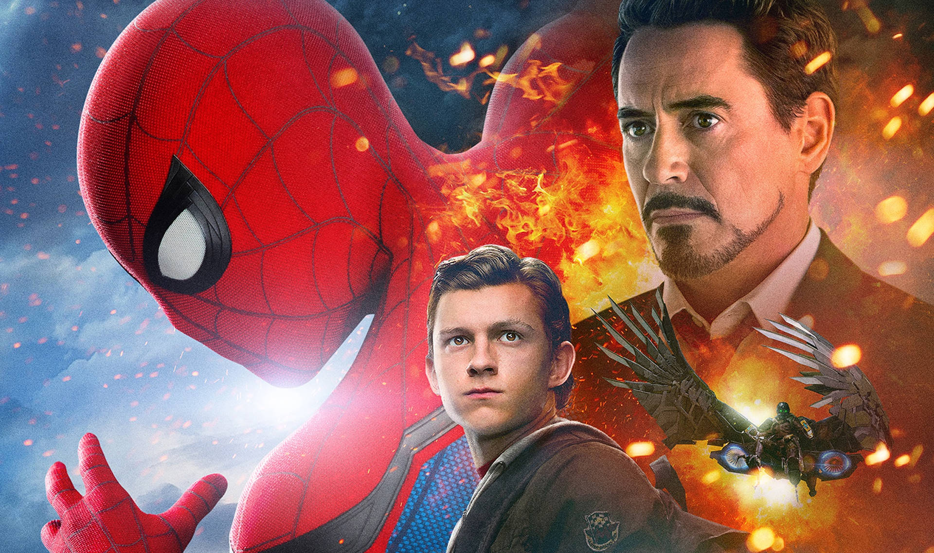 Peter Parker And Tony Stark Wallpaper
