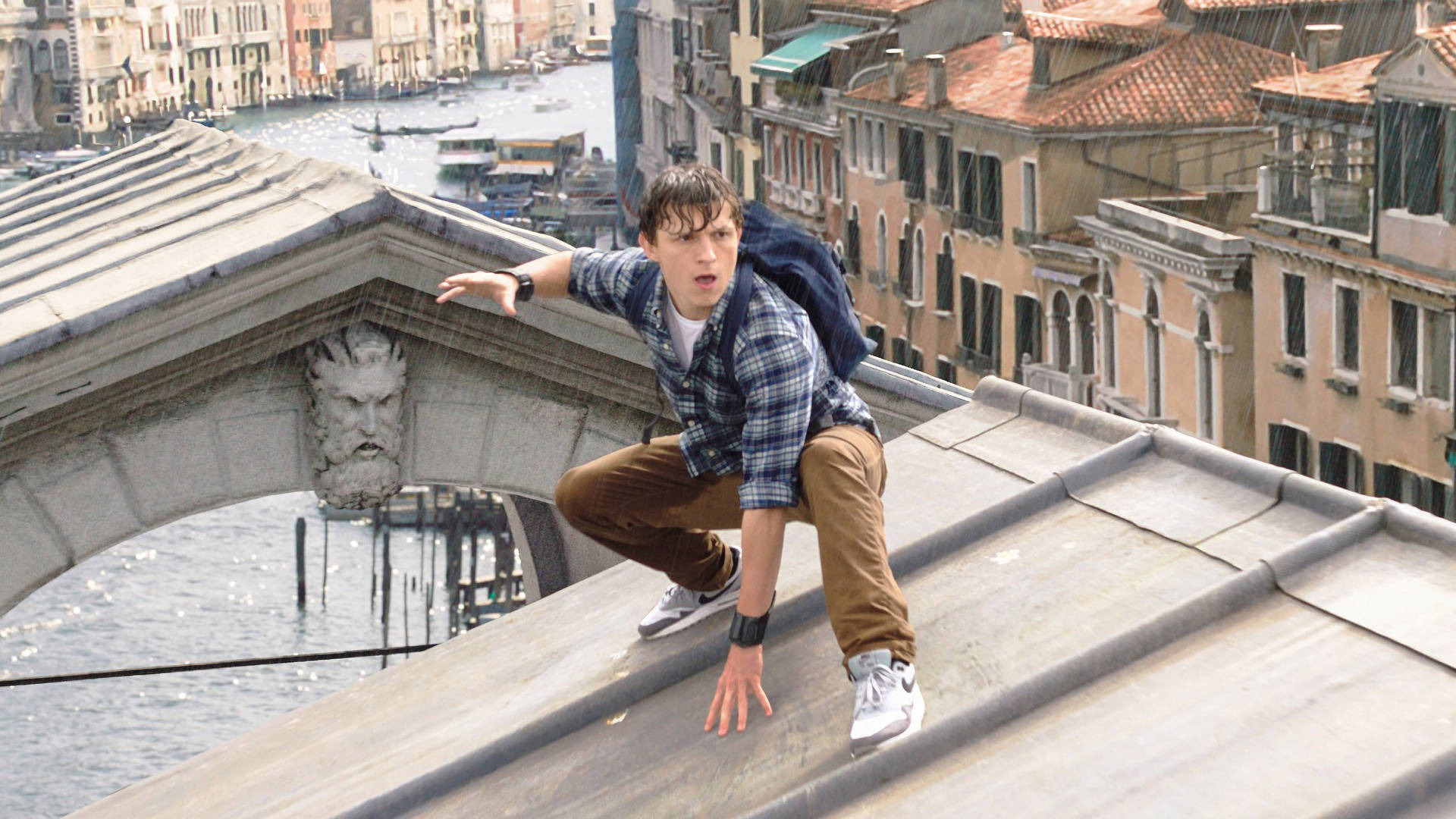 Peter Parker A Venezia Sfondo