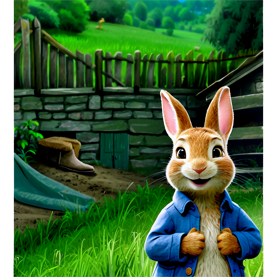 Peter Rabbit Countryside Adventure Png 06262024 PNG