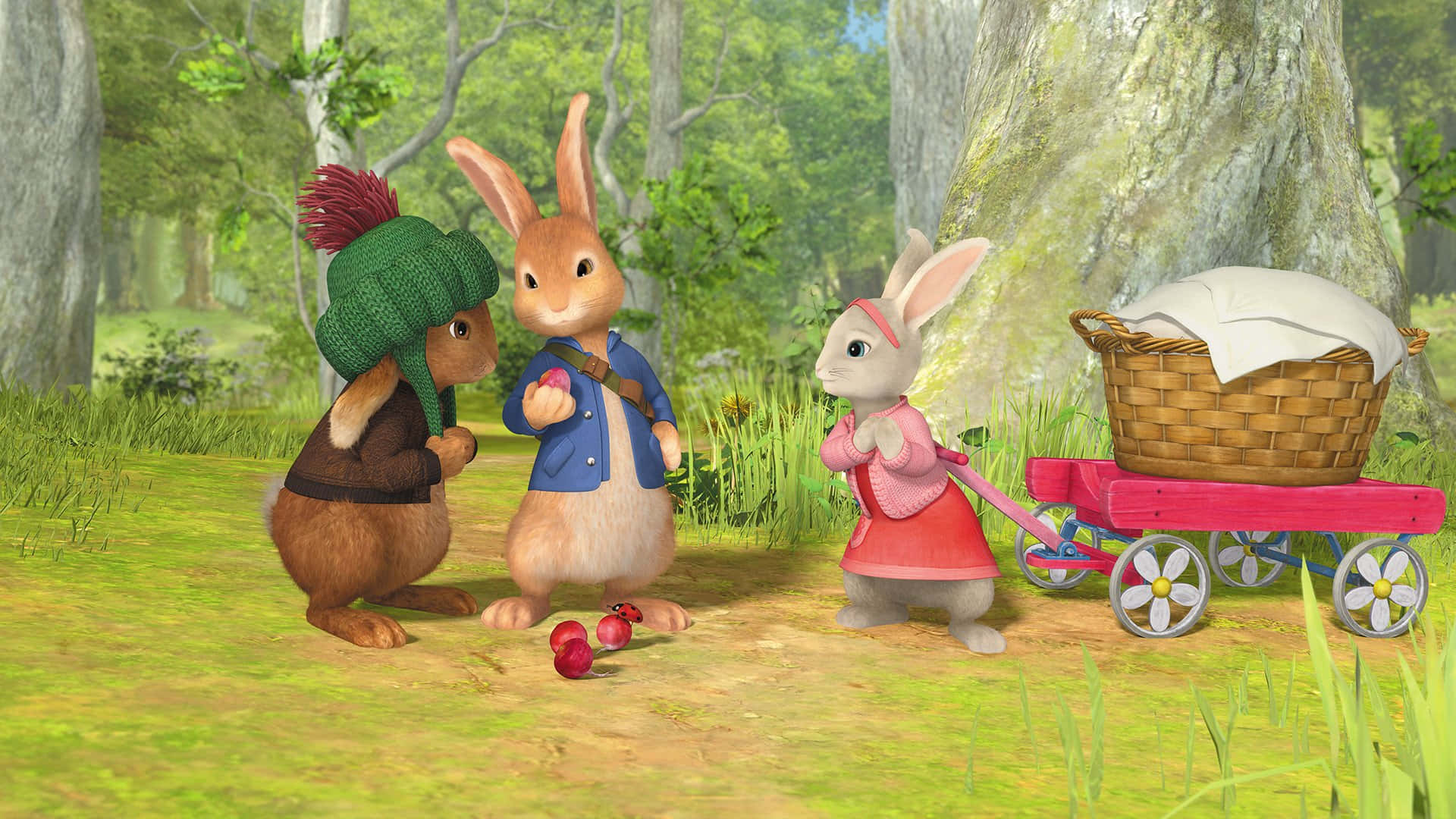 Peter Rabbit Friendsinthe Woods Wallpaper