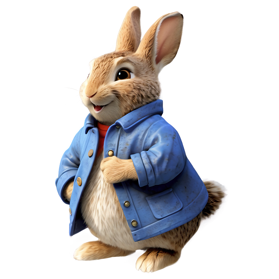 Peter Rabbit In Blue Jacket Png 06262024 PNG