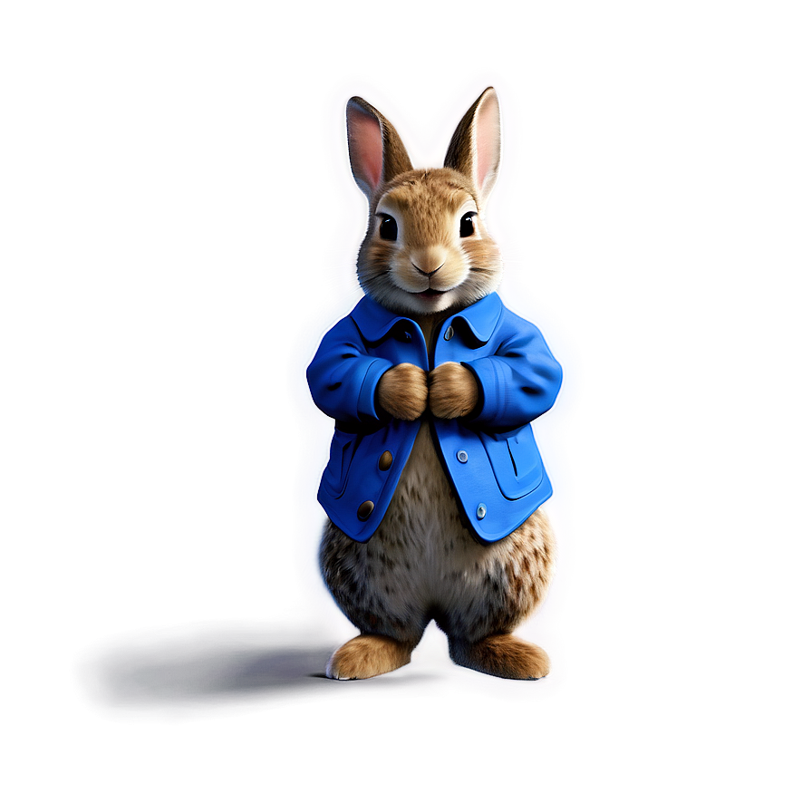 Peter Rabbit In Blue Jacket Png Lco25 PNG