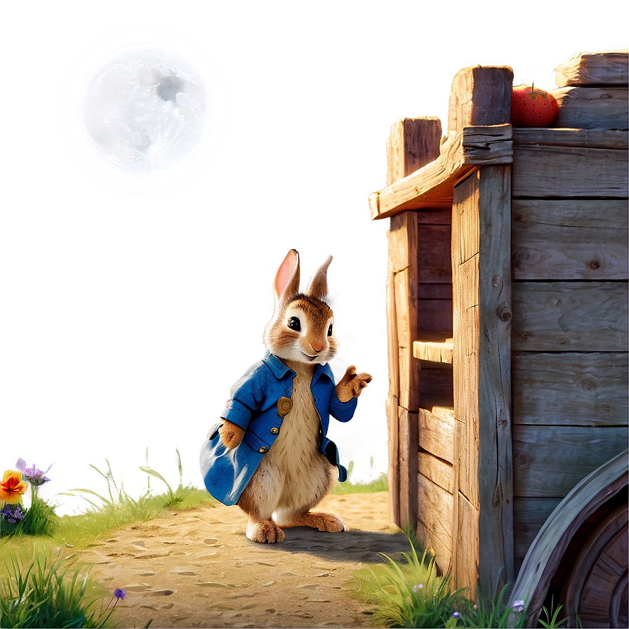 Peter Rabbit In The Moonlight Png 48 PNG