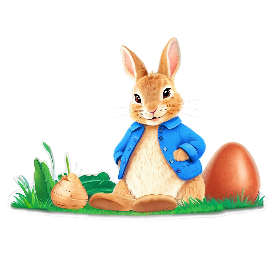 Peter Rabbit Story Time Png 06262024 PNG