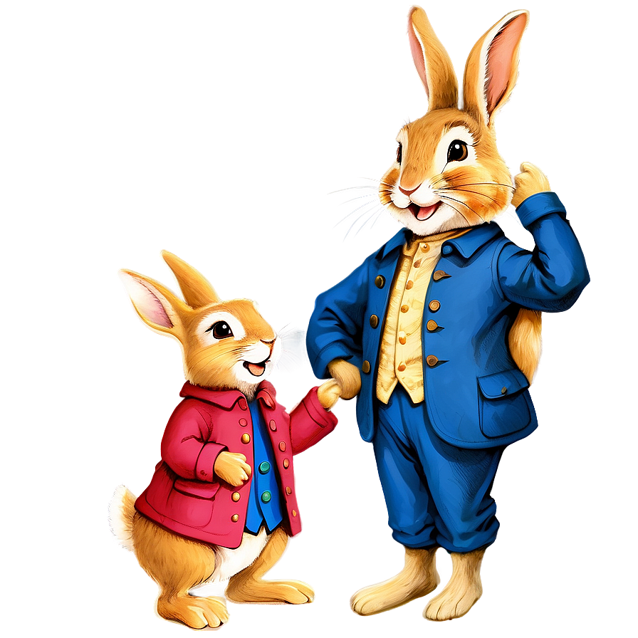 Peter Rabbit Storybook Art Png Bvo PNG