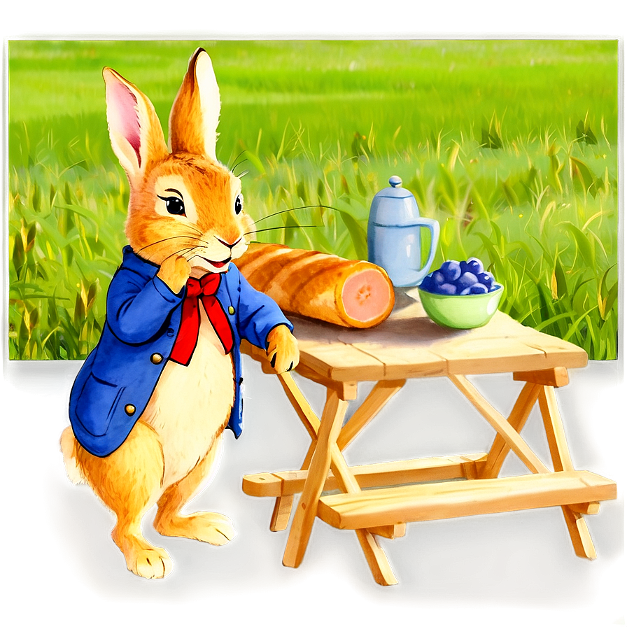 Peter Rabbit Sunny Day Picnic Png Ysn82 PNG