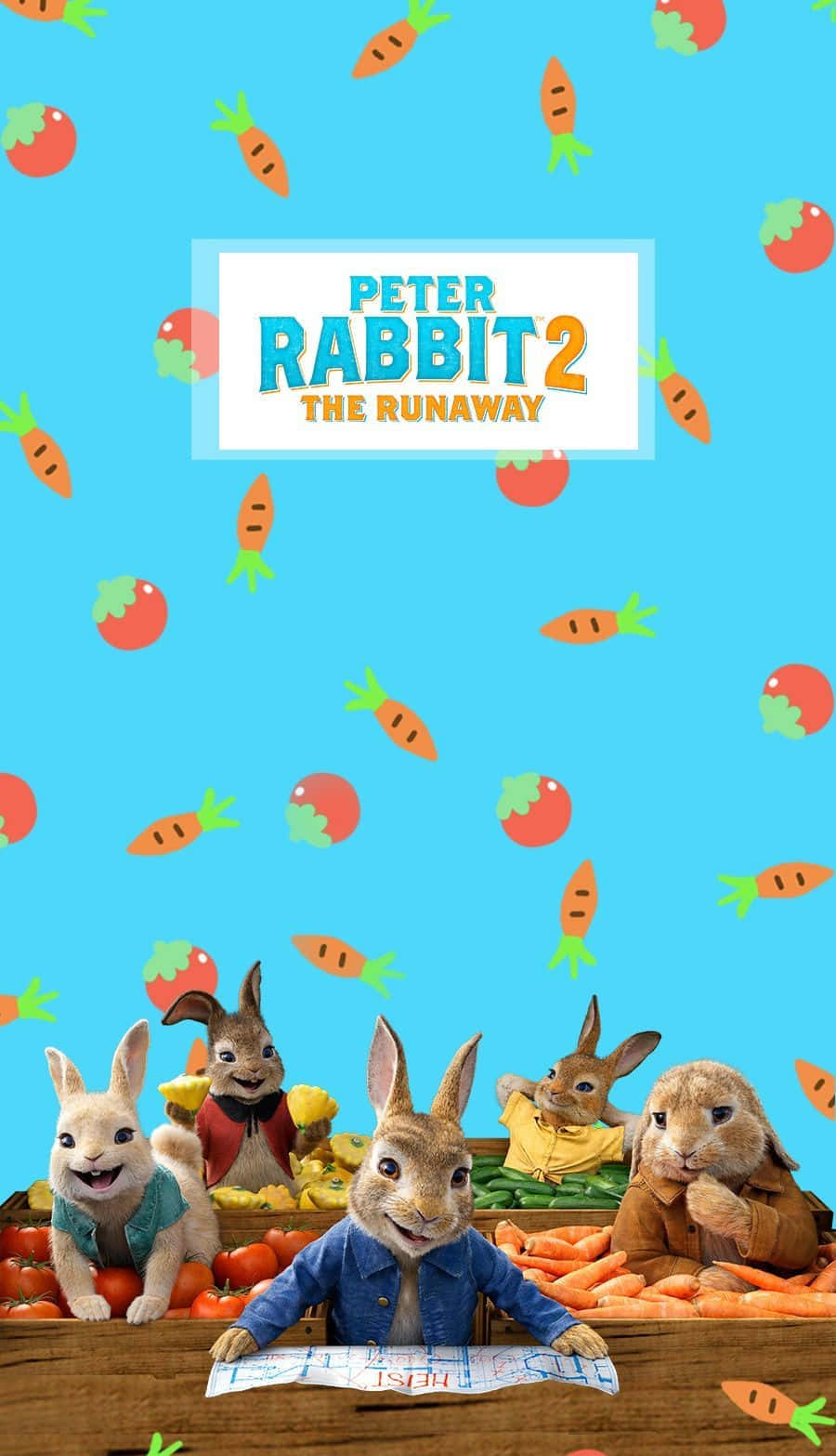 Peter Rabbit2 The Runaway Movie Poster Wallpaper