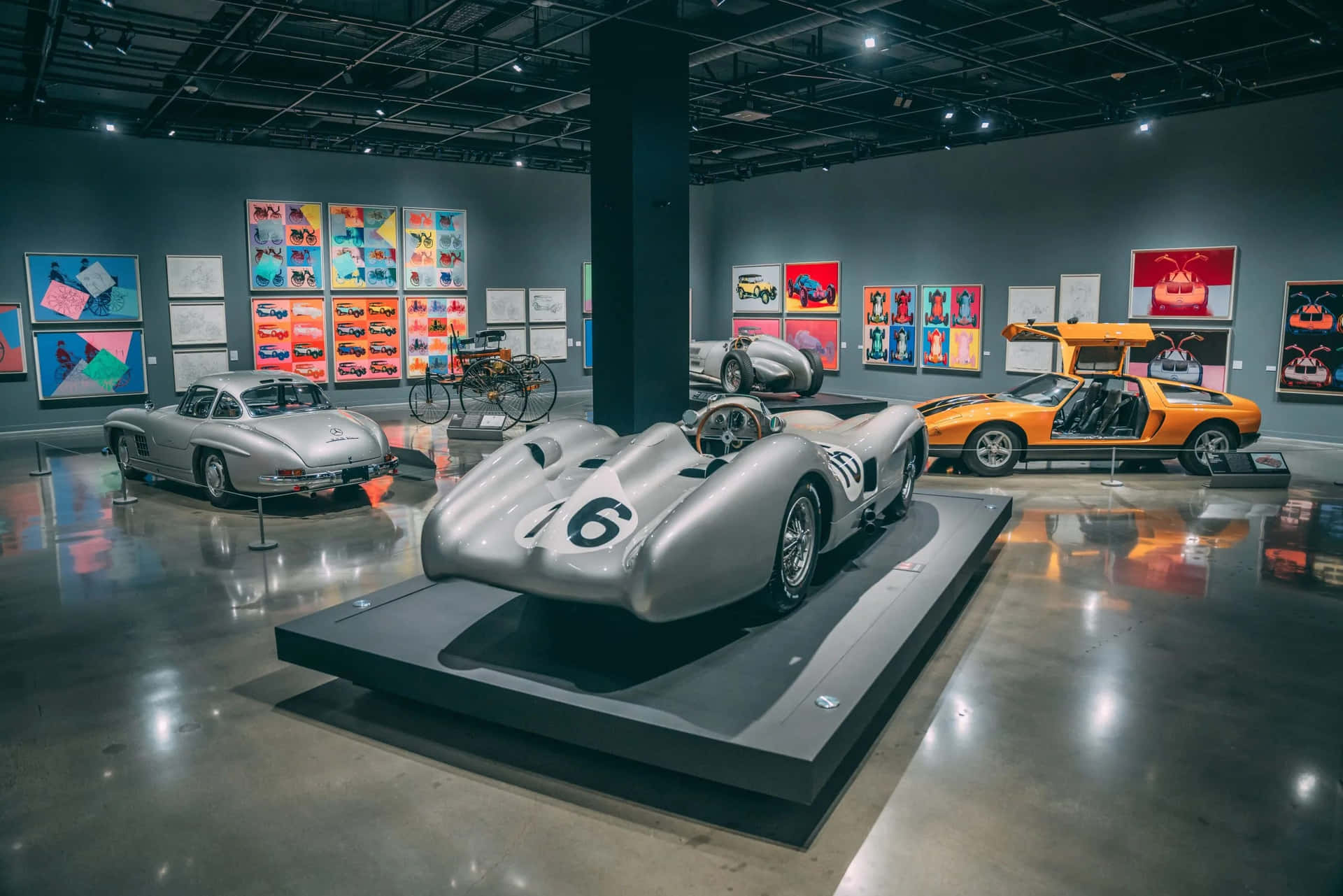 Petersen Automotive Museum Exhibit Wallpaper