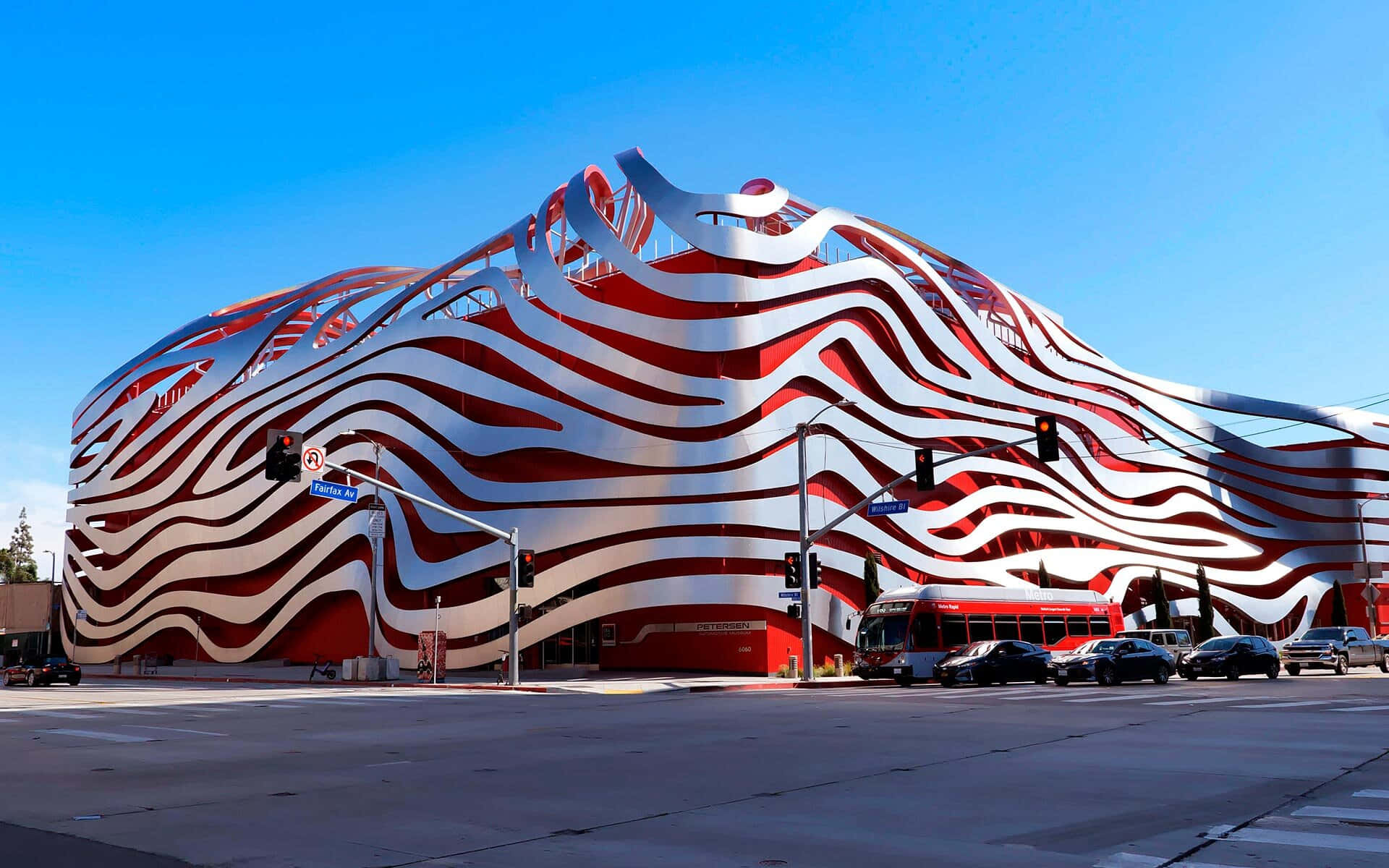 Petersen Automotive Museum Exterior Wallpaper