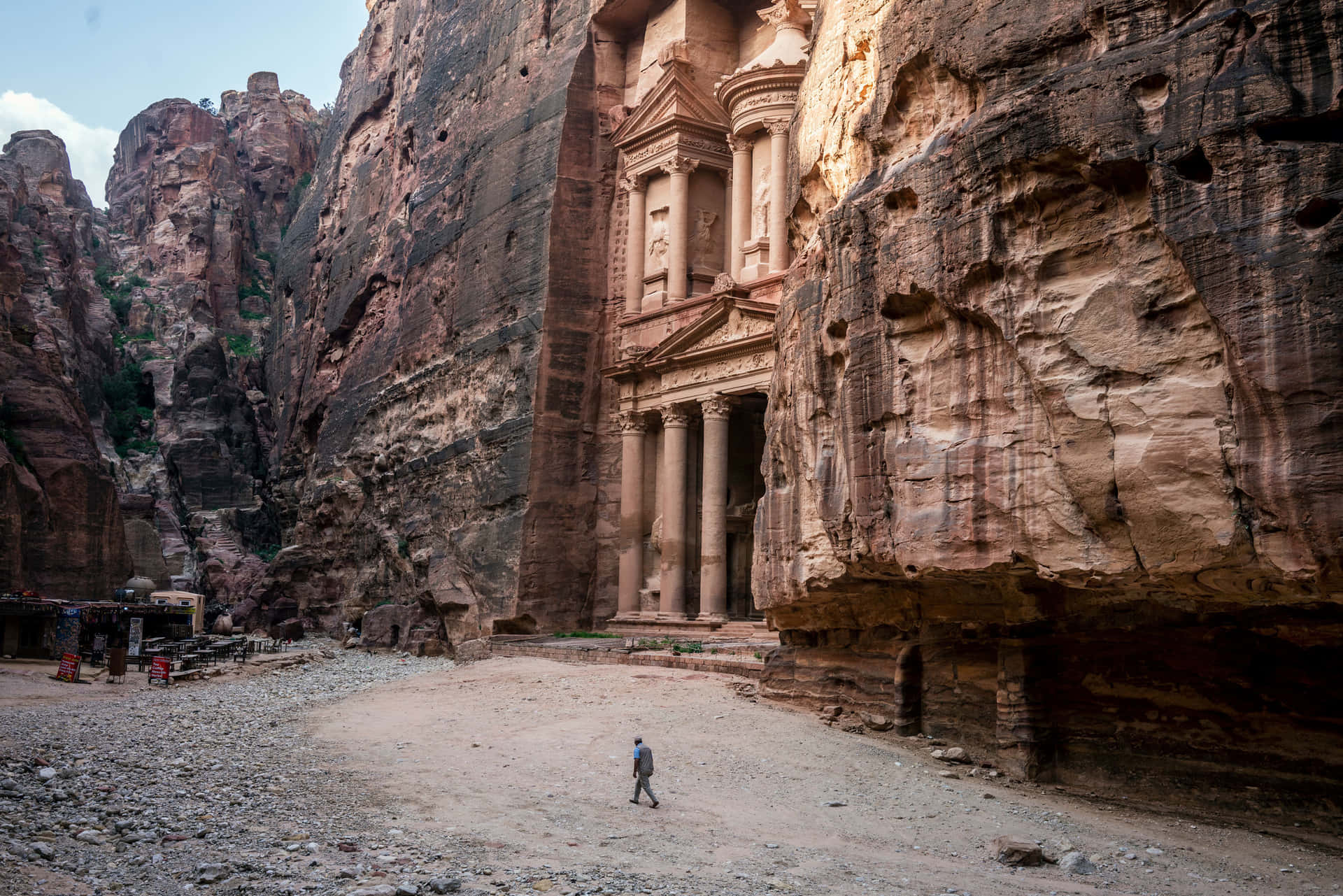 Petra Treasury By The Rocky Mountains Picture