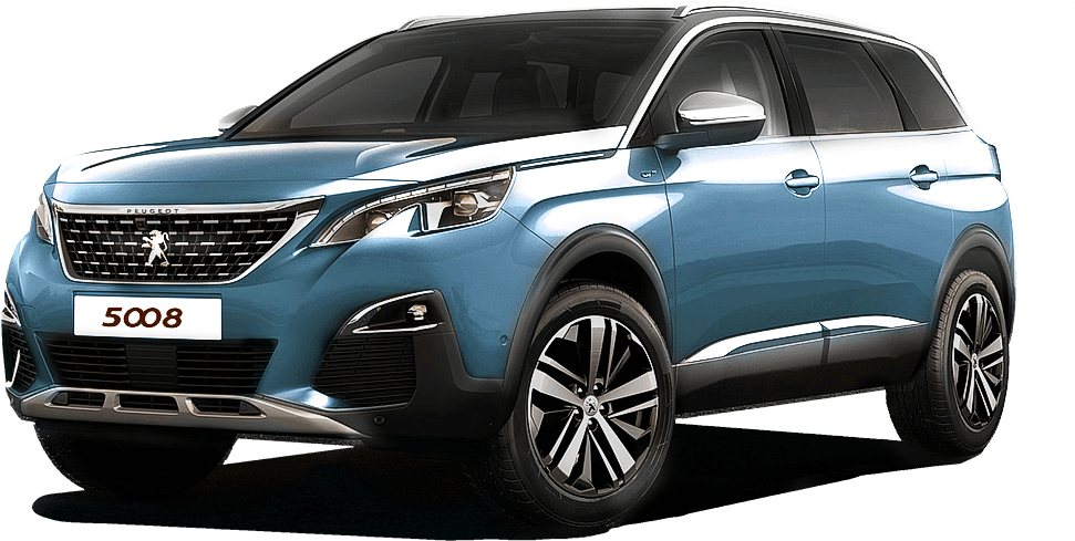 Peugeot5008 S U V Blue PNG