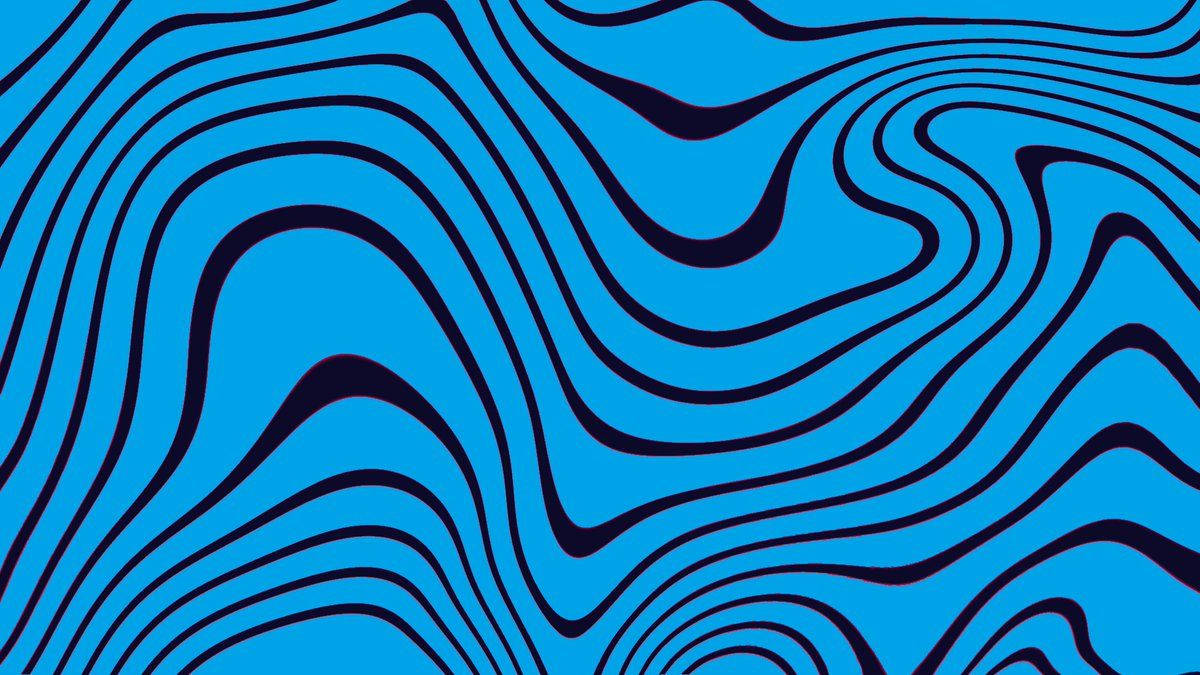 Image  Pewdiepie in blue wavy lines Wallpaper