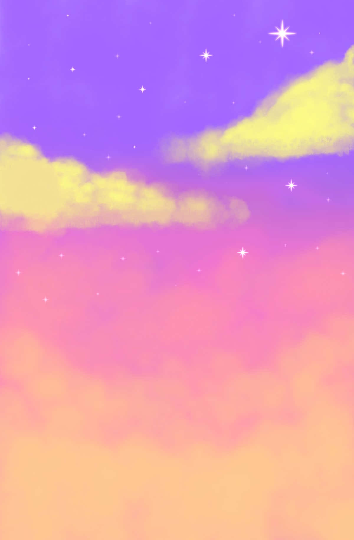 Profilbildmagischer Pink- Und Lilafarbener Himmel-hintergrund