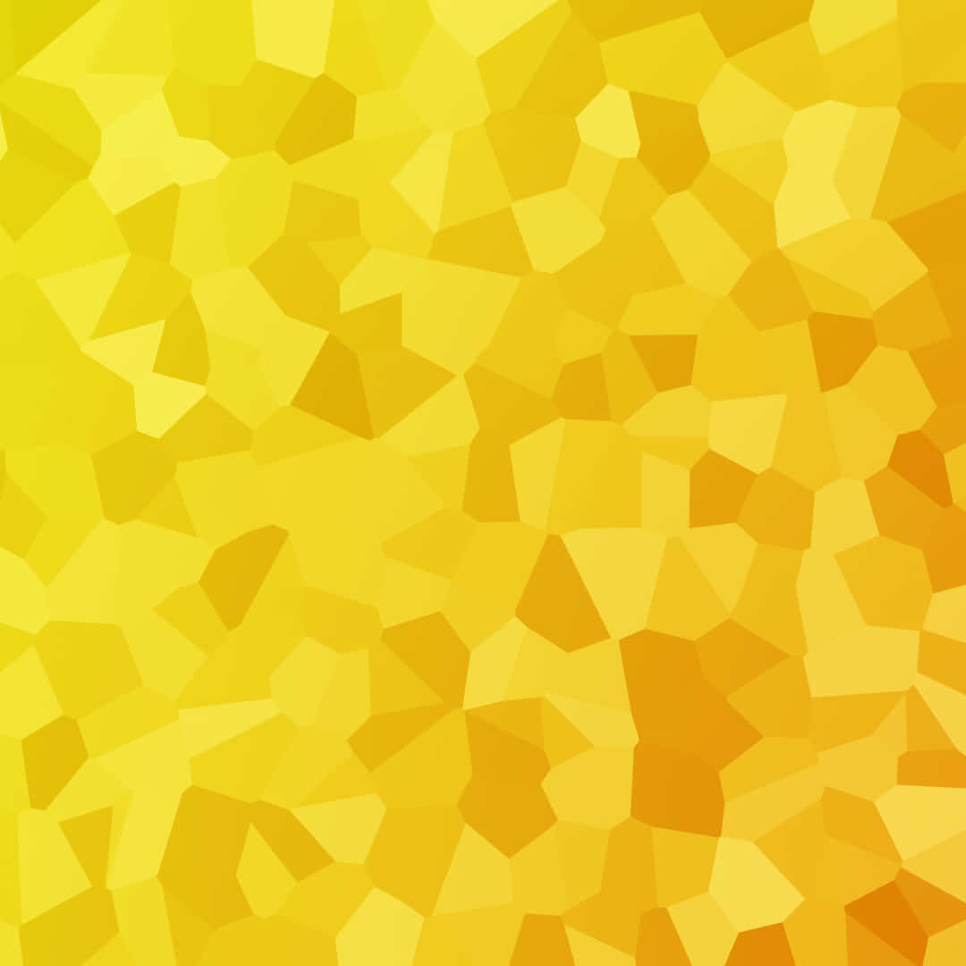 Planode Fundo Amarelo Geométrico Em Forma De Polígono Para Foto De Perfil.
