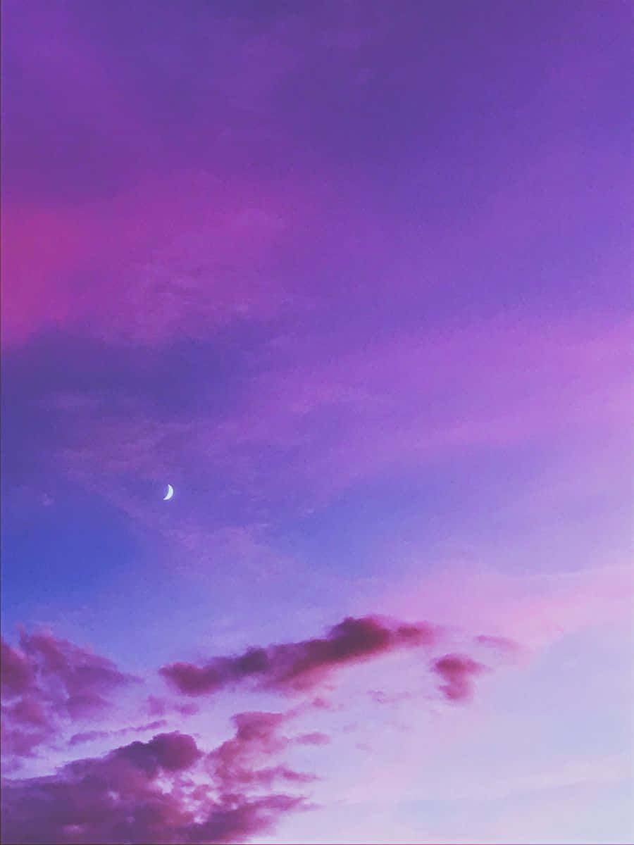 Pfp Aesthetic Lilac Sky Background