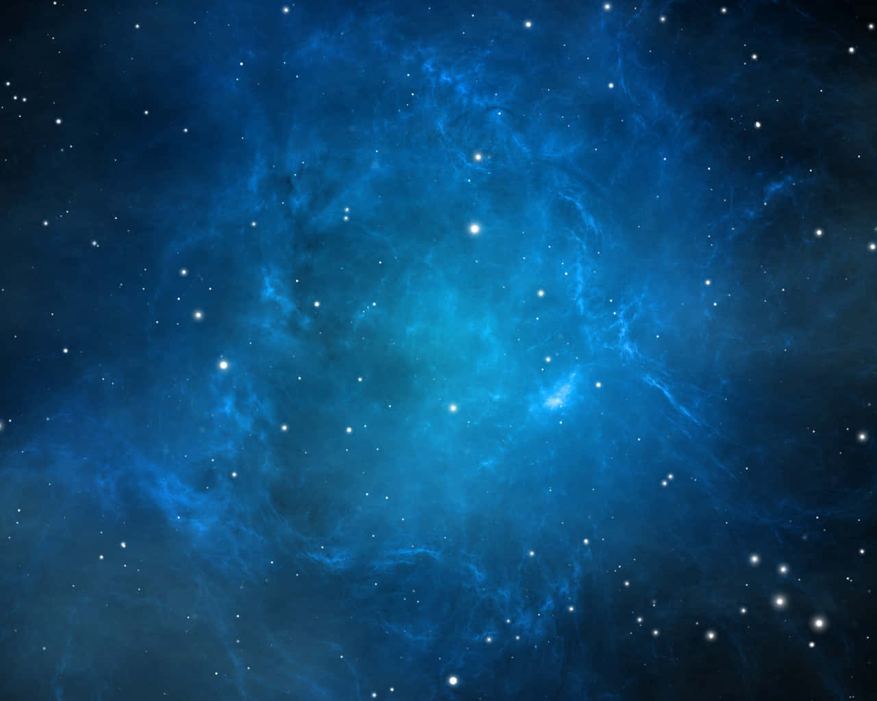 Pfp Blue Nebula Outer Space Background