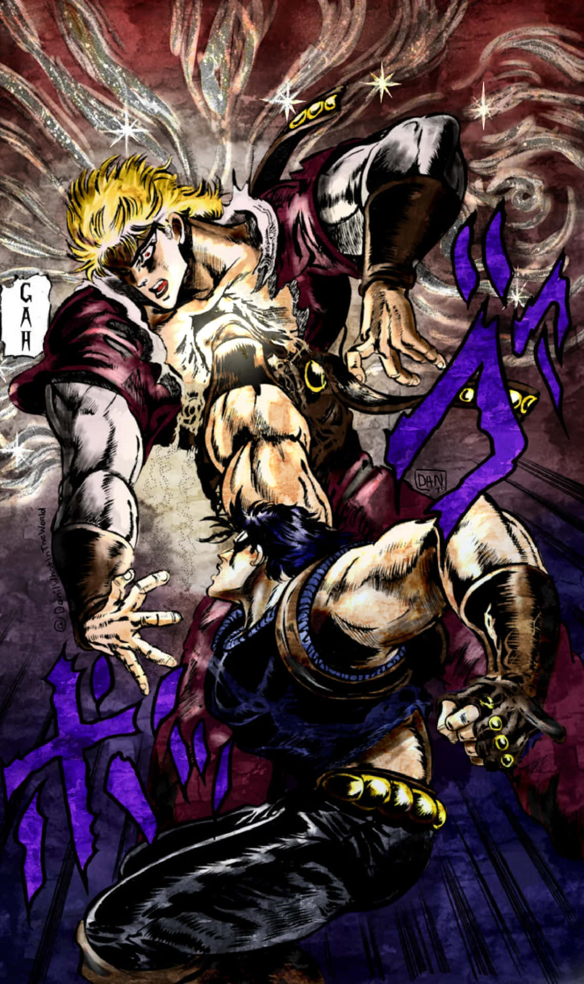 The Iconic Trio from Phantom Blood Wallpaper