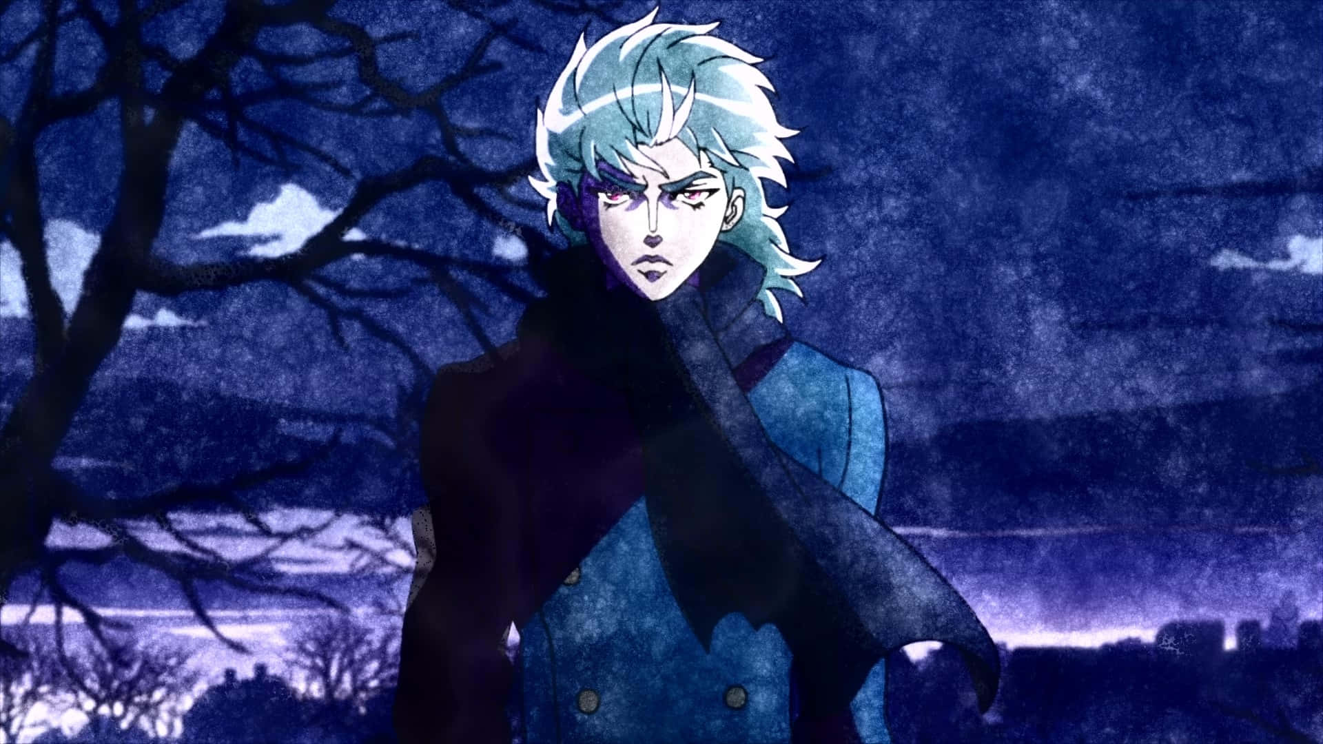 Jonathan Joestar En Dio Brando - Rivalen In Phantom Blood Achtergrond