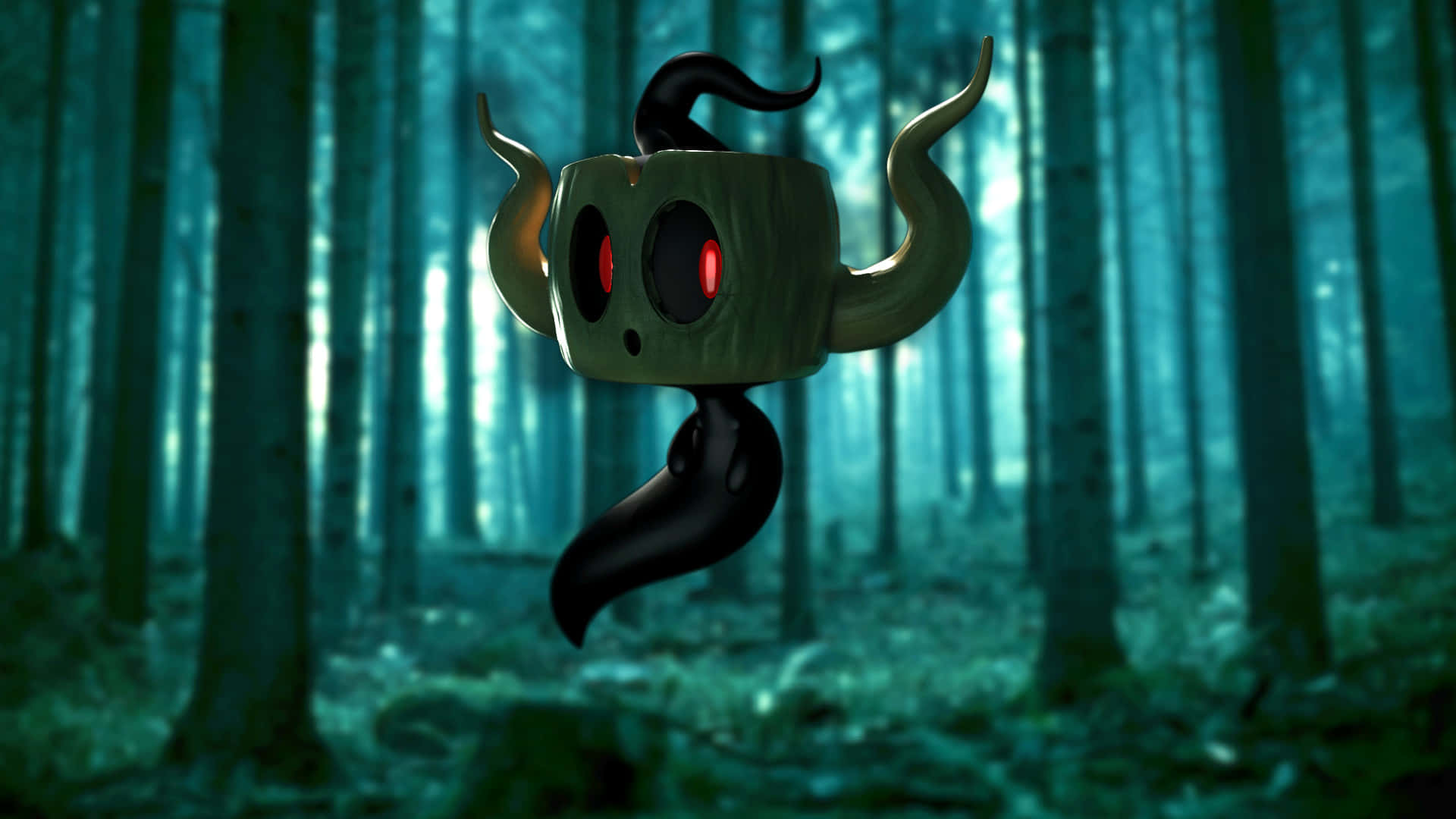 Phantump In The Forest Wallpaper