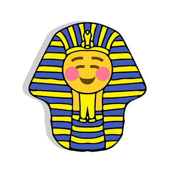 Pharaoh Emoji Hybrid Graphic PNG