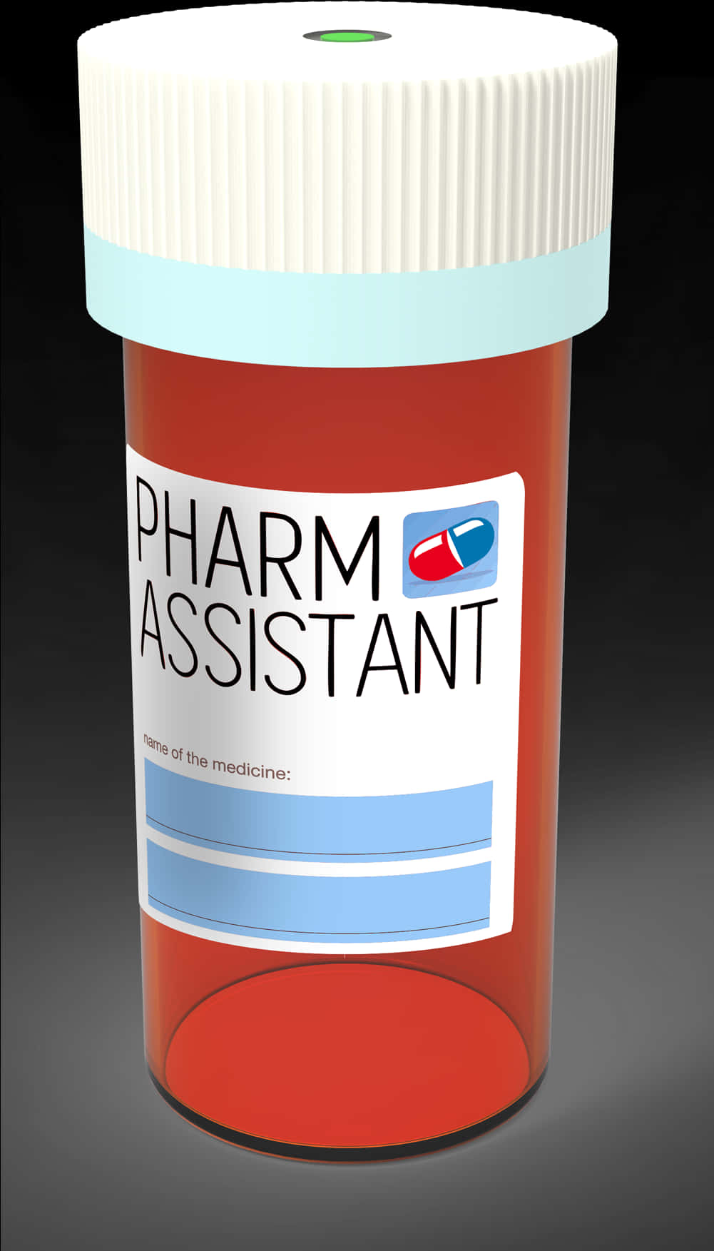 Pharm Assistant Pill Bottle PNG