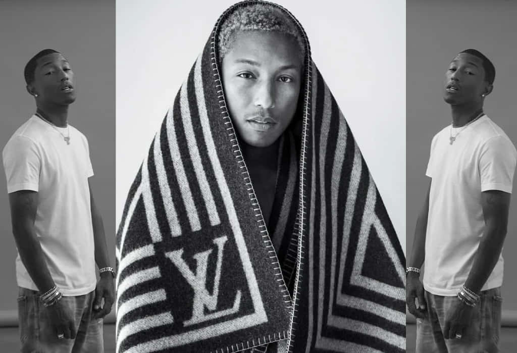 Pharrell Williams Louis Vuitton Blanket Triptych Wallpaper