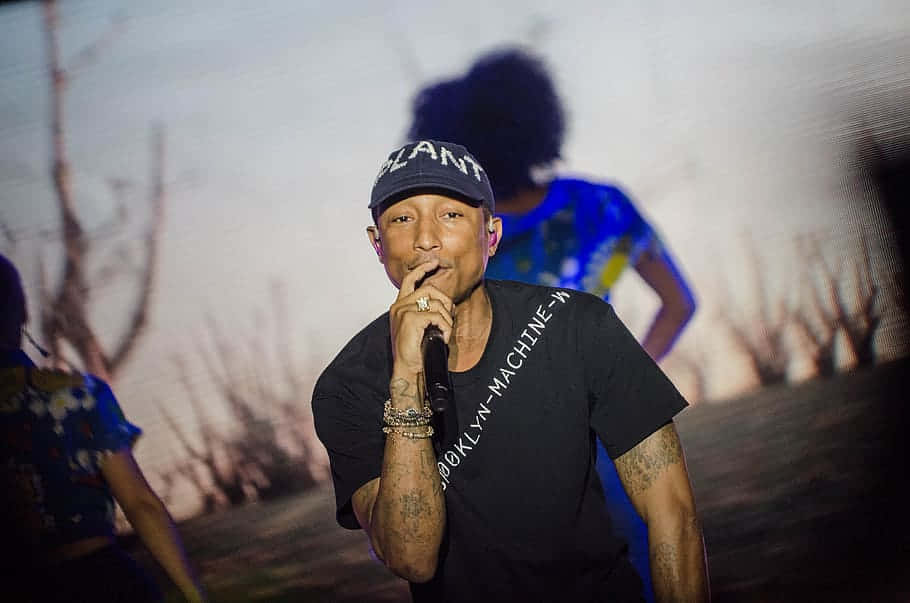 Pharrell Williams Performing Live Wallpaper